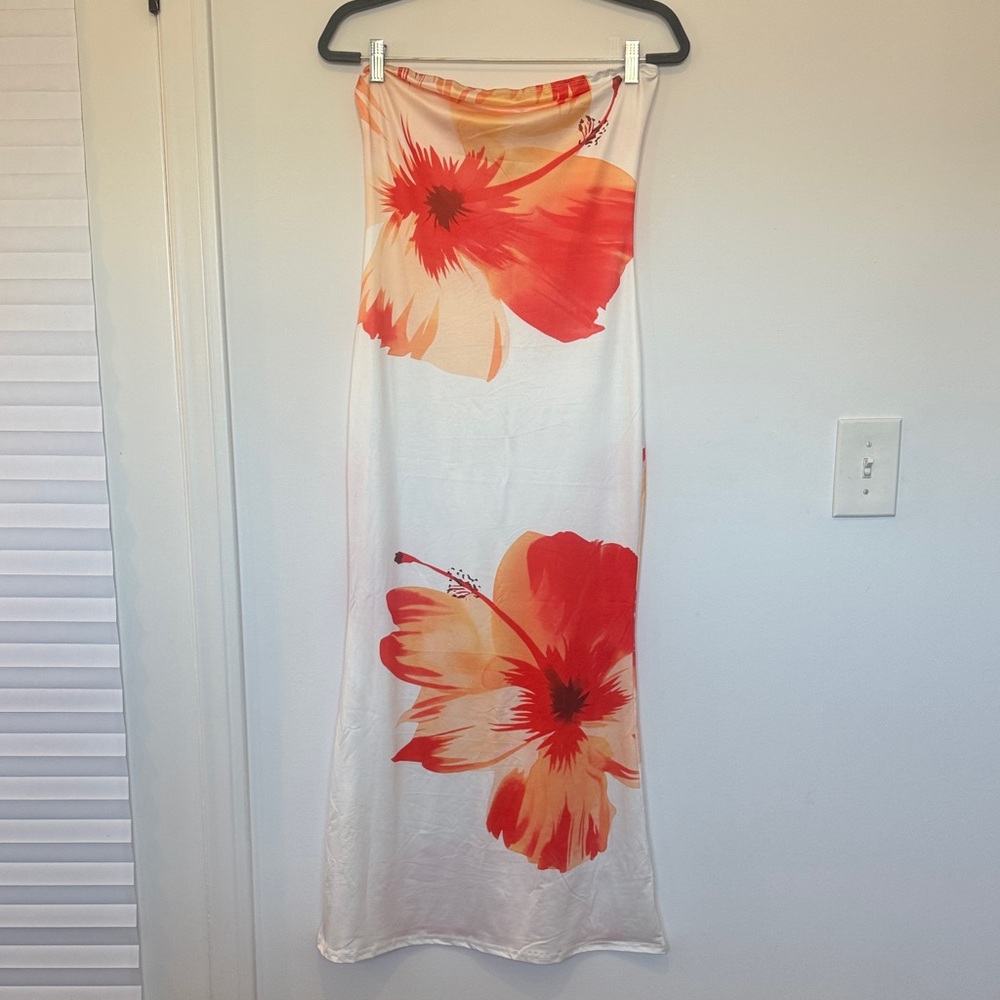 Floral Print Women's Sleeveless Dress